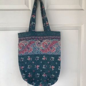 Quilted tote bag